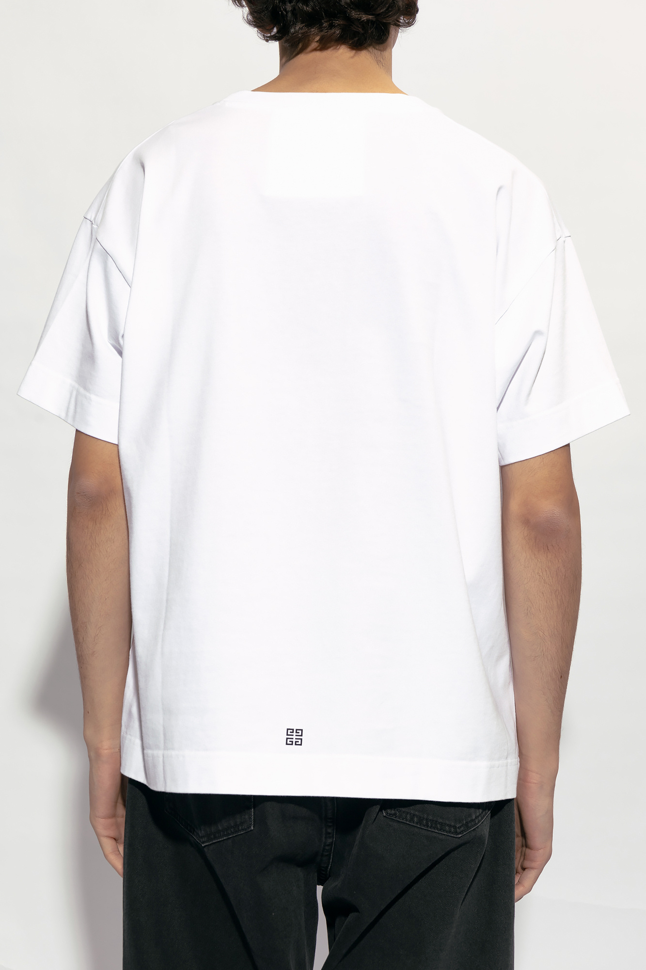 White T - shirt with logo Givenchy - SchaferandweinerShops